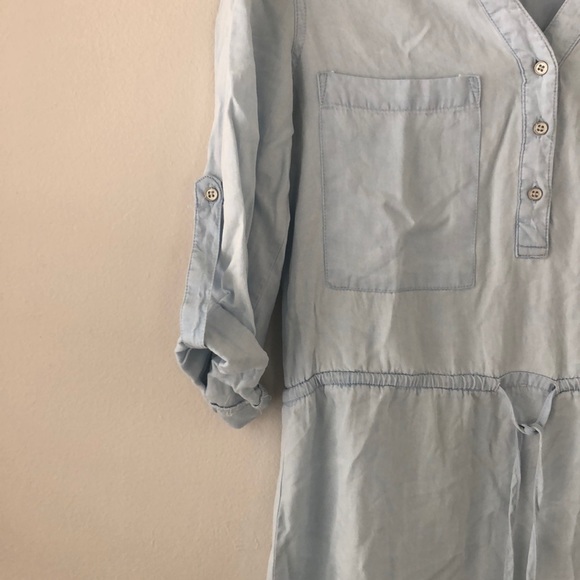 Alya Light blue/jean dress - Picture 3 of 4